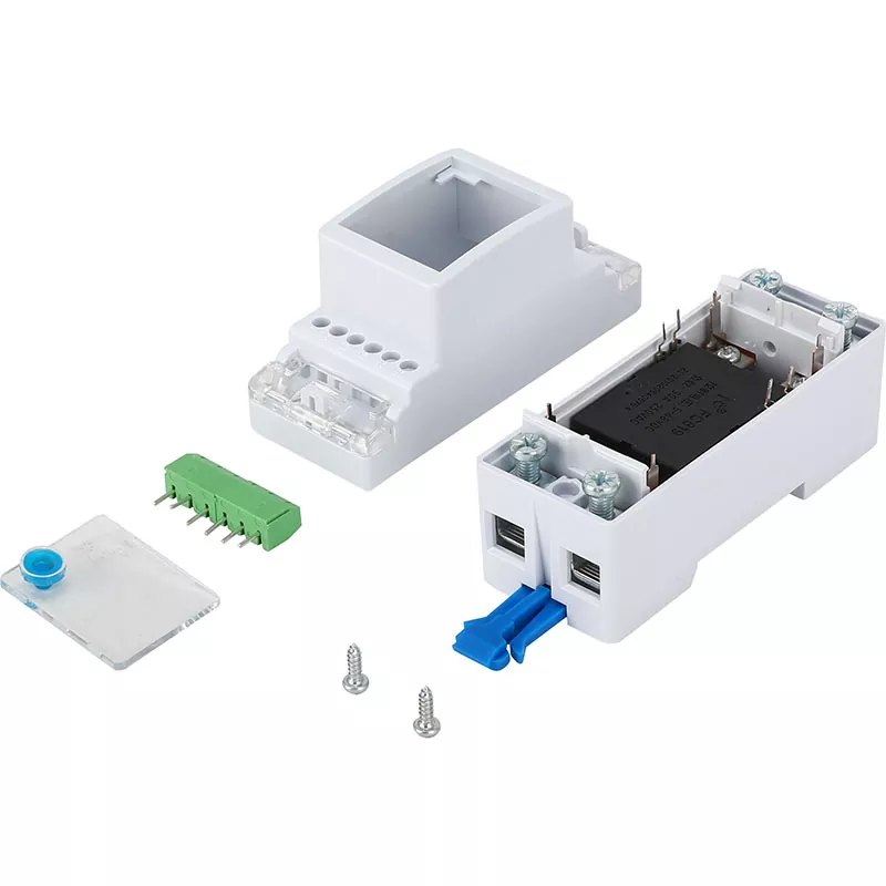 Једнофазни 2П шински релеј са затварањем од врха до дна