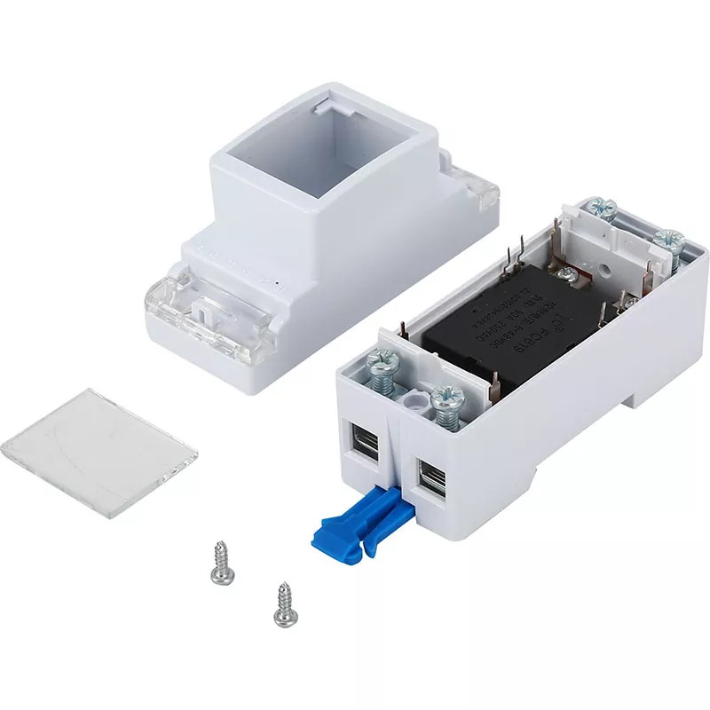 Једнофазни 2П шински релеј са затварањем од врха до дна